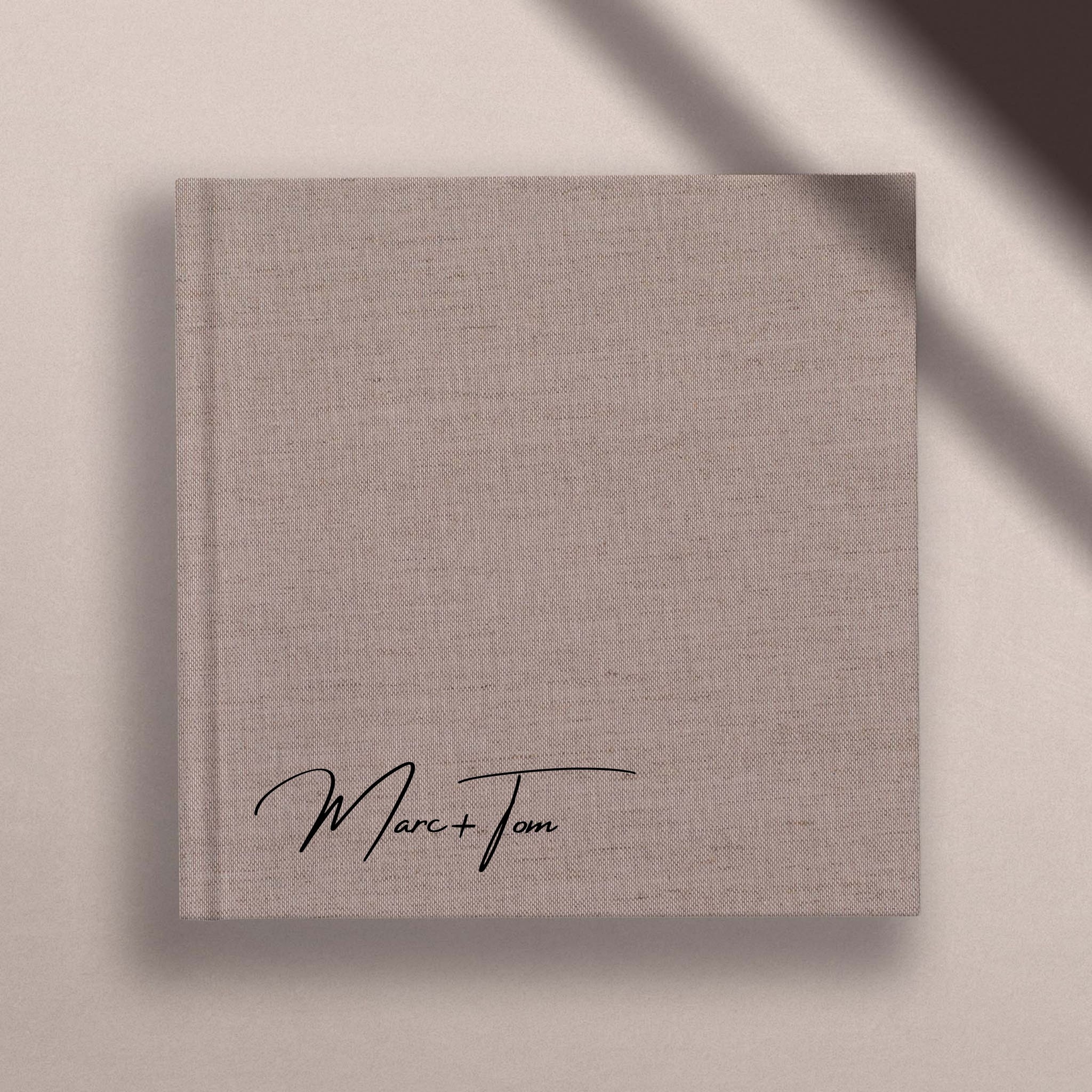 Linen Wedding Album | Marc