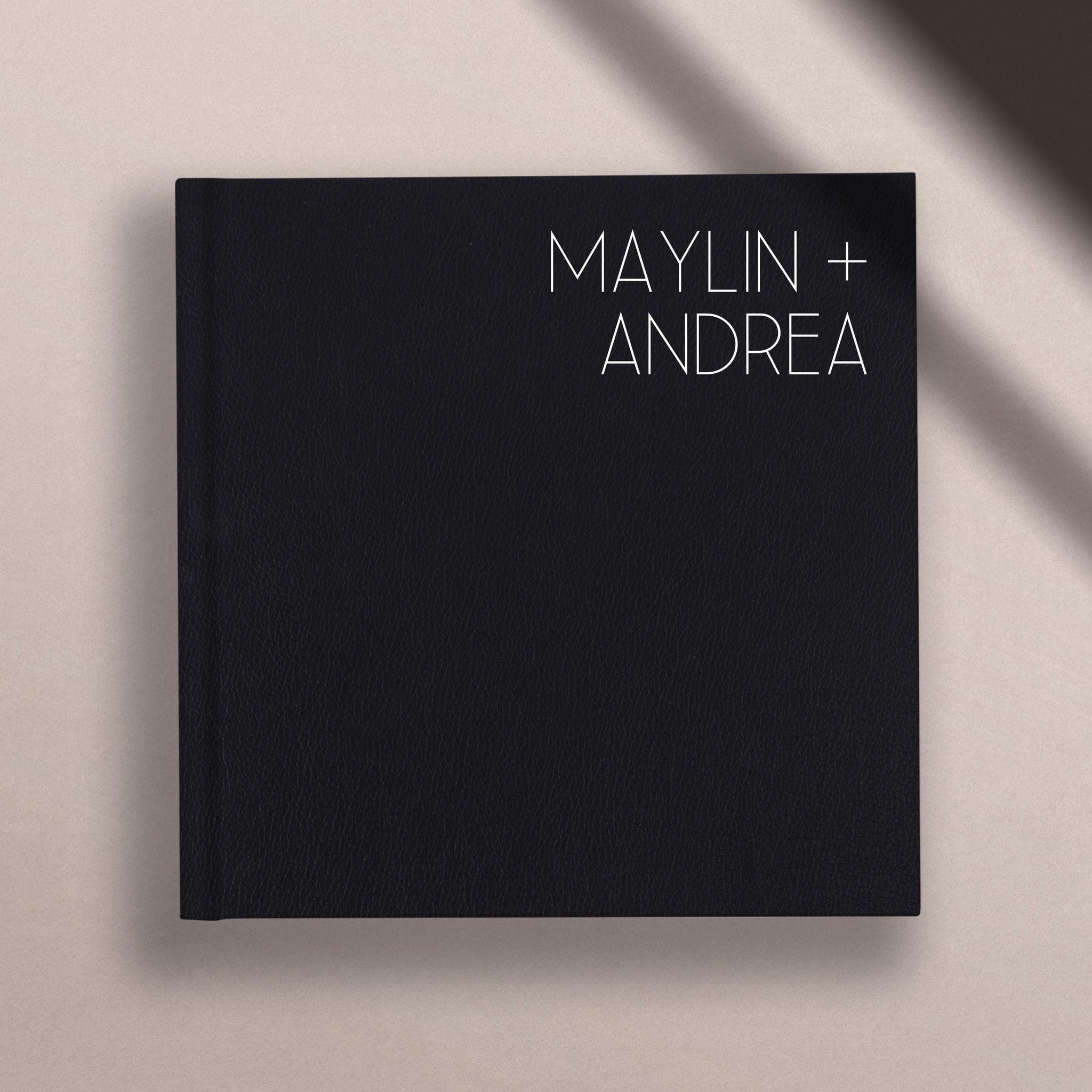 Leather Wedding Album | Maylin