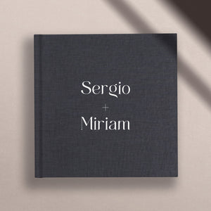 Linen Wedding Album | Miriam